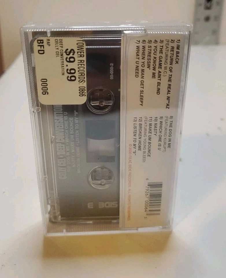 Celly Cel "Deep Conversation" Cassette Tape SEALED/NEW (2000), feat: Kurupt, WC - Image 2 of 4
