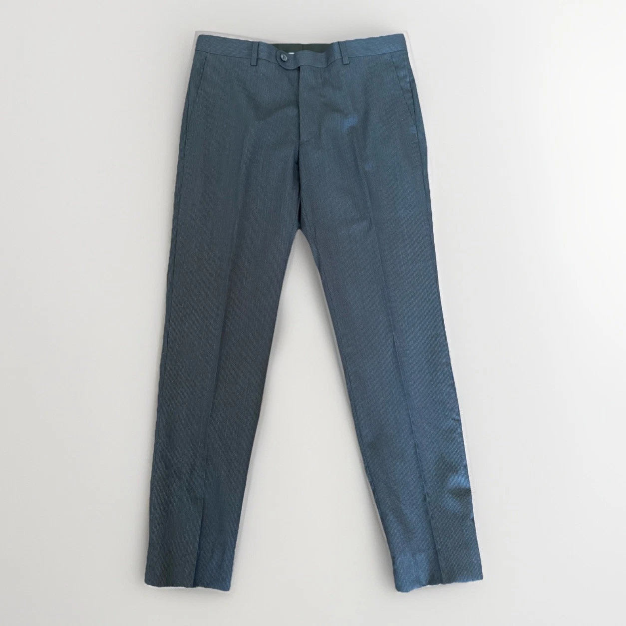 John Varvatos Men’s Dress Pants Black Grey Stripped, Inseam 28" - 32x38