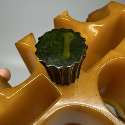 Vintage Bakelite Poker Chip Tray Caddy 4 Jewelry Craft 788 Grams!