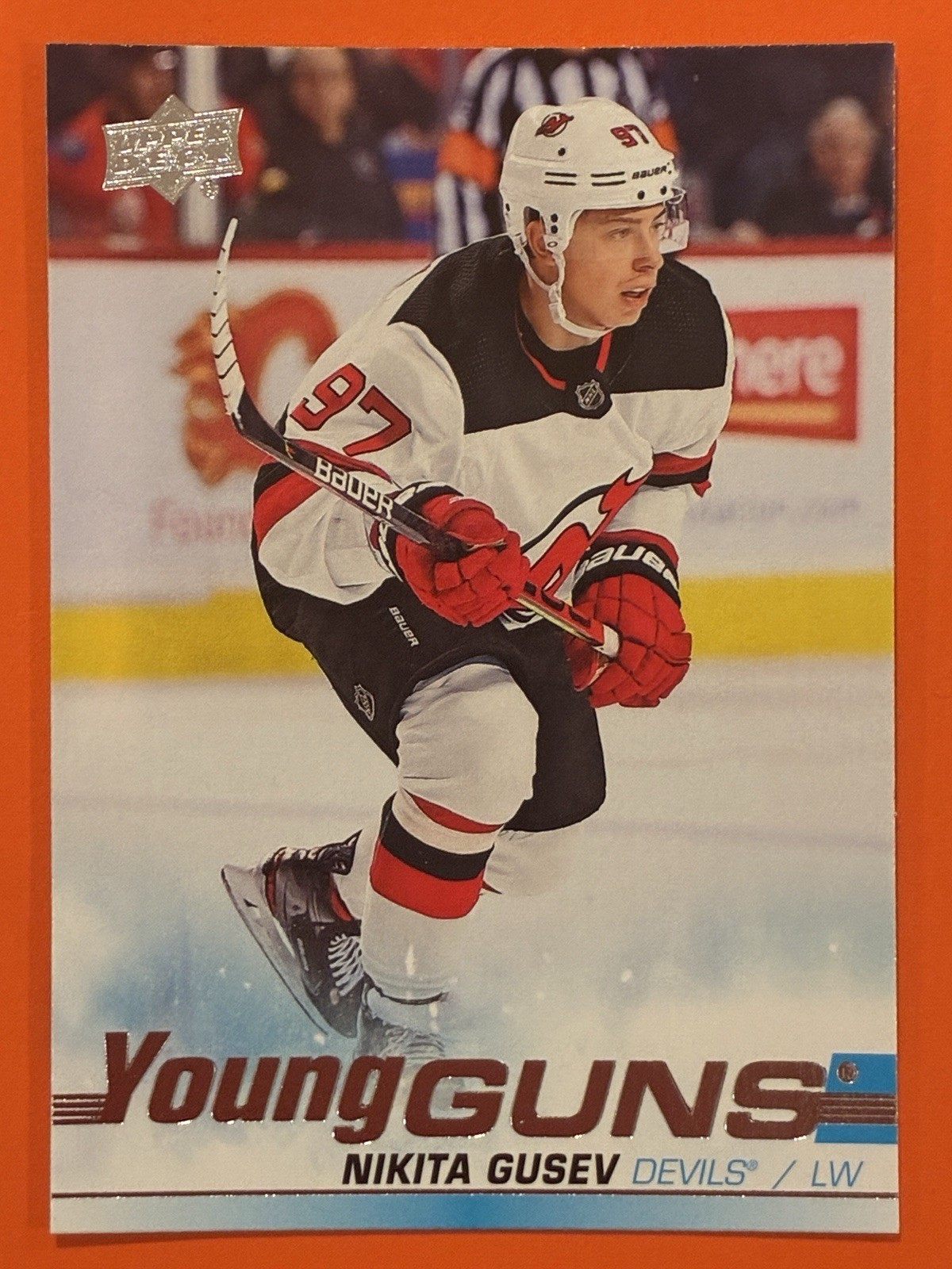 2019-20 Upper Deck Nikita Gusev Young Guns Rookie RC #468 Hockey Devils