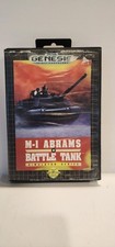 M-1 Abrams Battle Tank  (Sega Genesis, 1991) w/ Case No manual - Tested