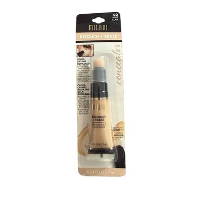 MILANI RETOUCH + ERASE Light-Lifting Concealer - 02 LIGHT RARE HTF