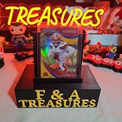 2019 Rookies & Stars Great American Heroes Gold Baker Mayfield #GAH-BM 3/10  