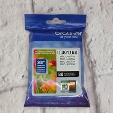 Brother LC3011BK Black Ink Genuine Cartridge For MFC Printers 200-Page Quality