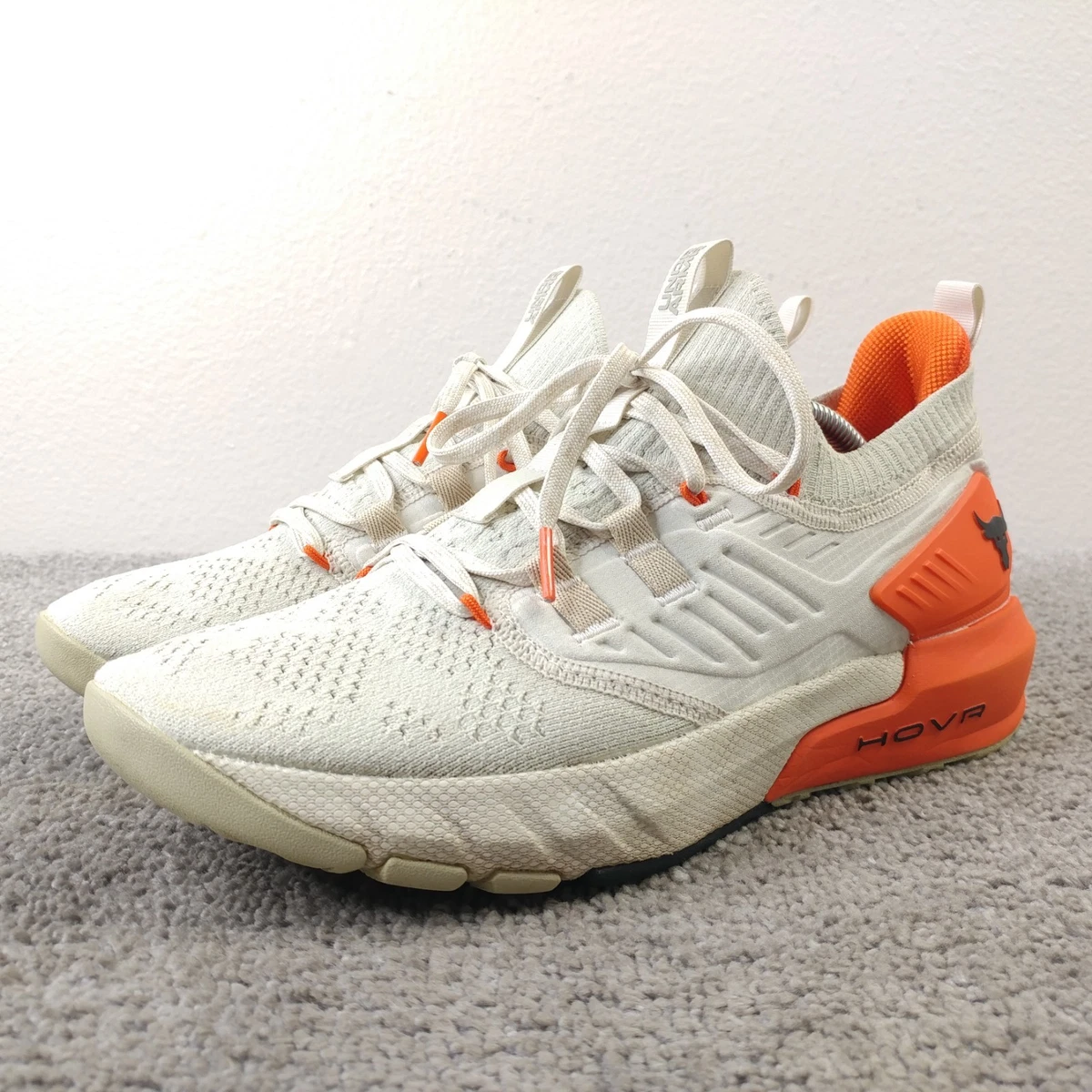 Under Armour Project Rock 3 Summit White Rogue Orange W for sale