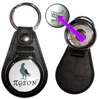 Pi Taube Medaillon Schlüsselanhänger versteckt £1/£1 Medaille (61 mm x 39 mm)