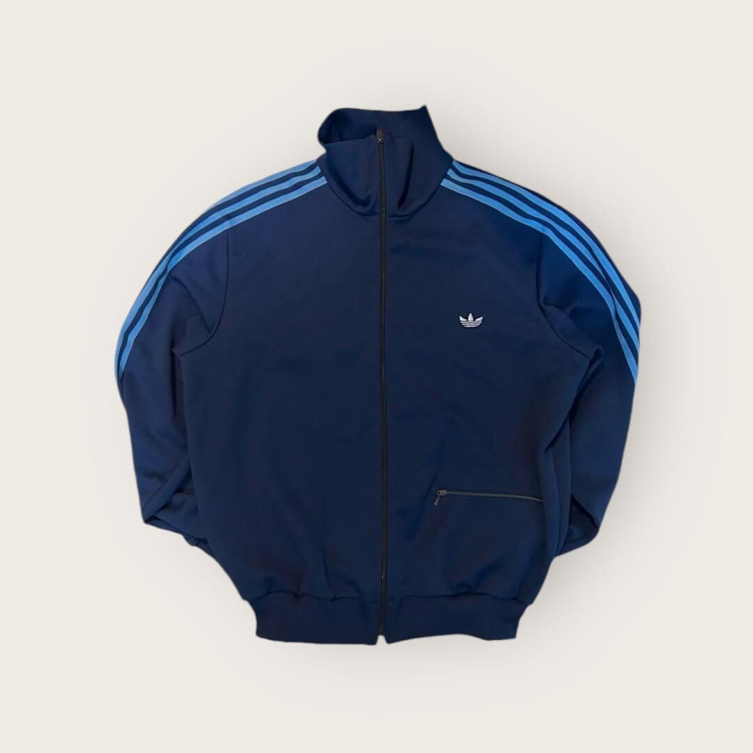 Rare 80s adidas Track Jacket Size L – Made by Descente, Japan