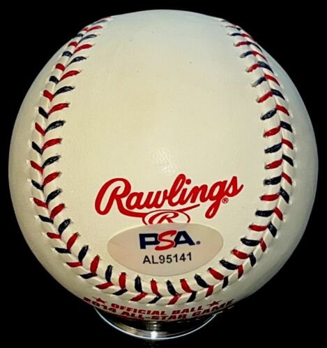 Max Scherzer Signed 2014 All-Star Game Logo Baseball PSA COA Detroit Tigers - Picture 3 of 7