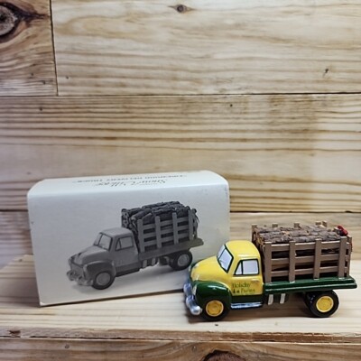 Dept 56 Snow Village Firewood Delivery Truck Figurine Holiday Farms 54864