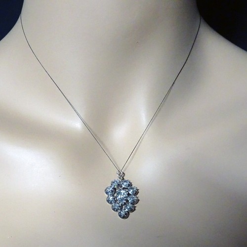 Antique Georgian pendant heart silver gold diamonds 18th century French (7560) - Picture 5 of 11
