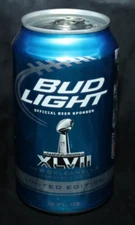 Missouri 12oz - Anheuser-Busch - BUD LIGHT 2012 NFL Super Bowl XLVII - 663407MCC