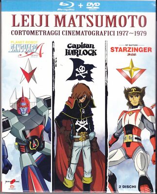 Blu-ray + DVD KURZFILME DANGUARD HARLOCK STARZINGER von LEIJI MATSUMOTO Neu