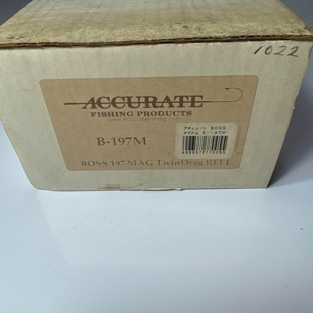 Accurate BOSS 197 Magnum 14oz GearRatio 4.6:1 Line capacities:15Lb