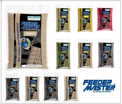 Balzer Zammataro Feedermaster Futter 1kg Method Feeder Karpfen Brasse Erdbeere