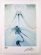 Salvador Dali Original Vintage Art Print Lithograph Signed Limited with COA