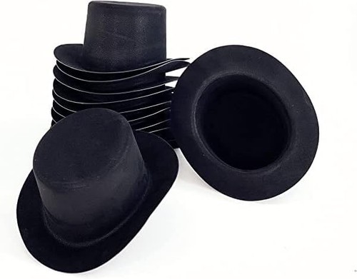 Sombrero de copa CalCastle Craft 1 pieza 2", 2,5", 3,25" 4", 4,5", 6,5", 8" decoración de fiesta - Imagen 12 de 18