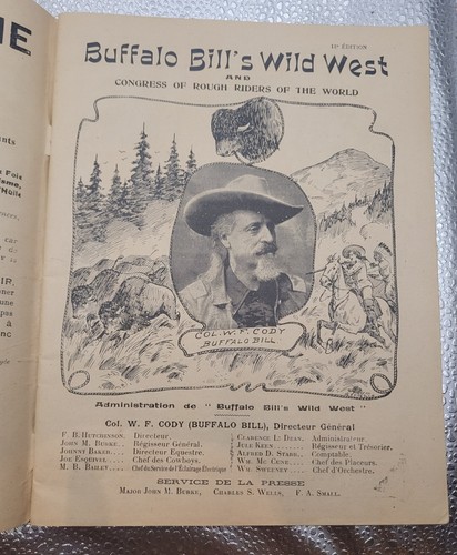 PROGRAMA Y FOTOGRAFÍA BUFFALO BILL'S WILD WEST - FRANCÉS 1905 - Imagen 5 de 14