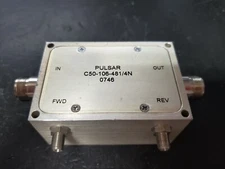 Pulsar CS50-04-481/4N 0.5 to 1.0 GHz 500 W Max Coaxial Dual Directional Coupler