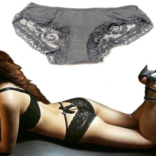 Culotte sexy donna in pizzo nero lingerie intimo hot perizoma tanga  trasparente | eBay