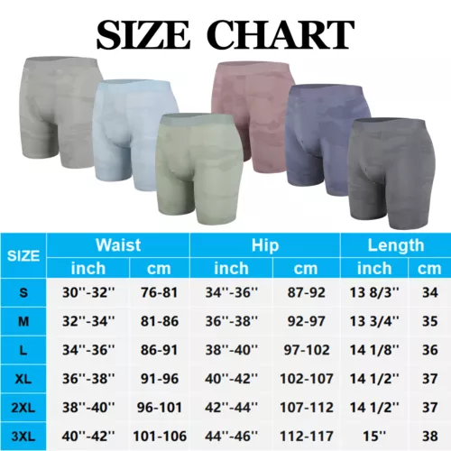 Ropa interior para hombre calzoncillos boxer elásticos anti rozaduras, multipack, baúl entrepierna de 6,5"" - Imagen 2 de 16