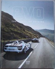 EVO magazine Issue 200 October 2014 featuring Pagani, McLaren P1, Porsche