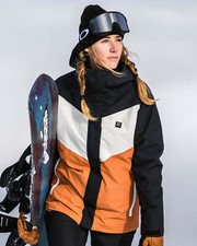 Billabong Womens A/div Good Life Technical Snow Jacket Black Sample 50% Off