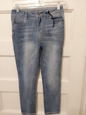 Nwots Calvin Klein Girl's Size 12 Ultimate Skinny Blue Denim Stretch Jeans