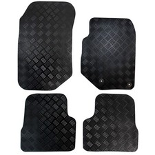 Citroen C4 Car Mats Tailored Rubber 2020 onwards 4pcs Black Floor Set Non Slip