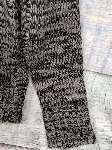 Projek Raw Men’s XL Full Zip Mock Neck Gray Black Cozy Winter Sweater NWT - Picture 6 of 23
