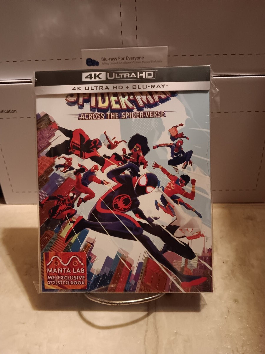 Spider-Man Across the Spider-Verse 4K Full Slip SteelBook MANTA