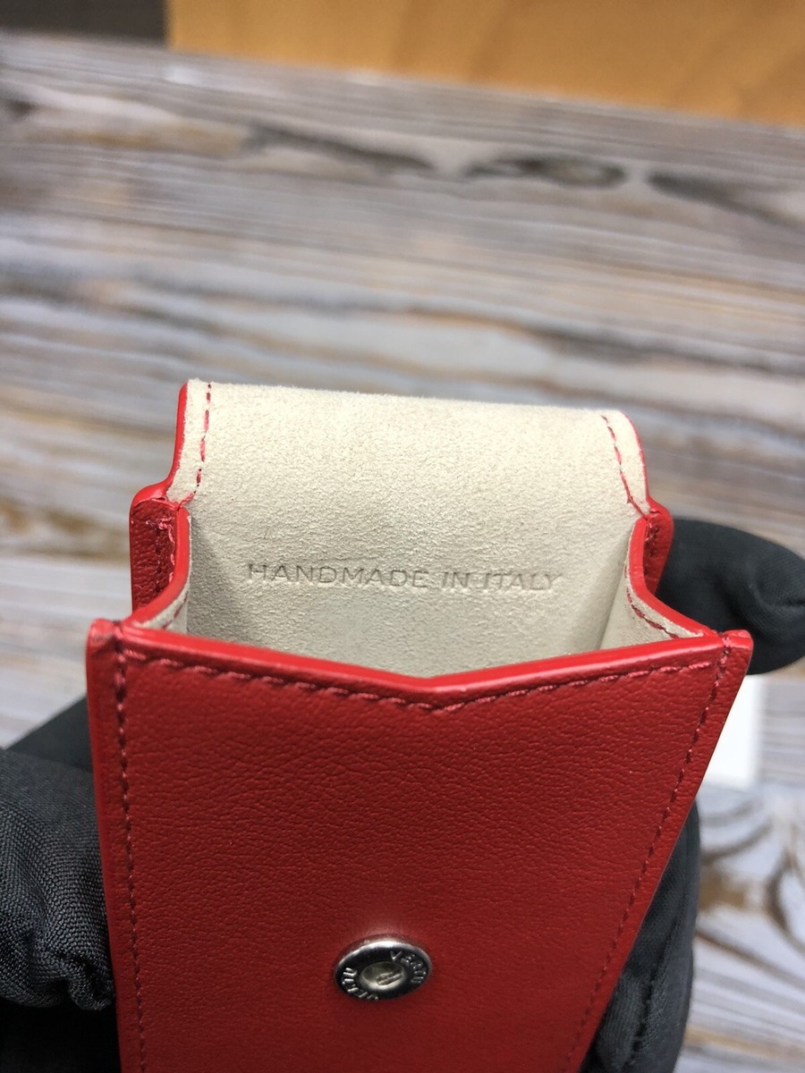 Étui Portefeuille Vertu Signature S – Cuir Rouge élégant – Neuf D'origine