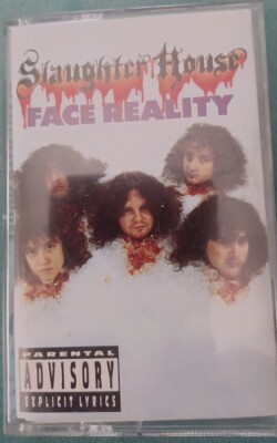 Face Reality by Slaughter House (Cassette,1991, Metal Blade) Promotional Cutout