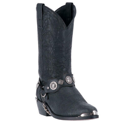 Dan Post Black Kangaroo Boots, 9EW Wide, Rare Leather, Men's Dan Post Black Kangaroo Boots, 9EW Wide, Rare Leather, Men's