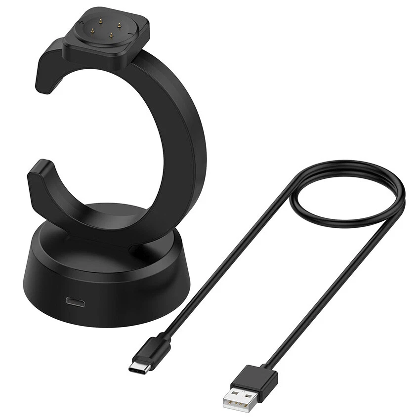 ForGoogle Pixel Watch3 (45MM/41MM) Black C-Shape Stand Charger Accessories - Image 2 of 4
