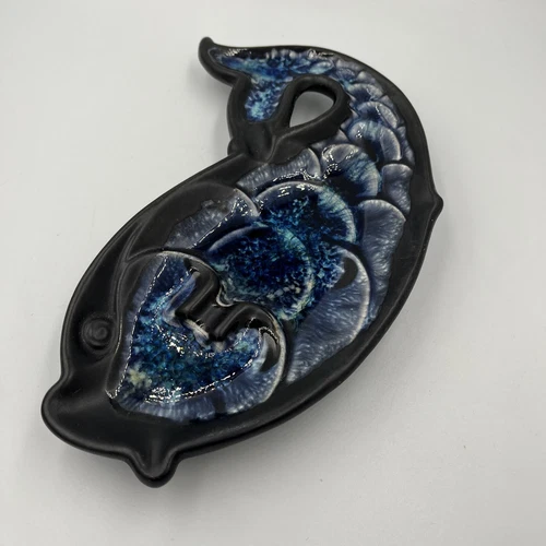 Mid Century Hard To Find Royal Haeger Pottery 108-H Fish Tray, USA