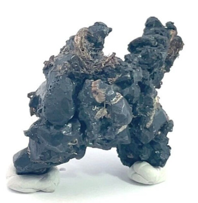 +++ SILVER ON ACANTHITE MING QIU XIANG MINE, DA TONG, SHAN XI PROV., CHINA +++