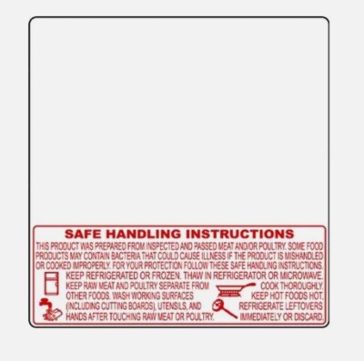 TOR REY W-Label, LSQ, WLS 60mm Labels w/Safe Handling, 12Rolls, 500/Roll Torrey