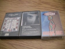 Foreigner 3 Cassette Lot: Inside Information, Records and Unusual Heat