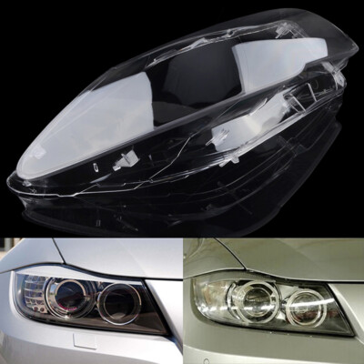 Cubierta del Faro Delantero del Coche para BMW 3 Series GT 2017-2020 Tapas de la Carcasa de la Lente de luz automática de la Cubierta Faro del Coche