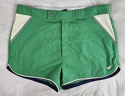 Jantzen Men's Size 36 Vintage GreenShorts Made In USA Gym - Short shorts