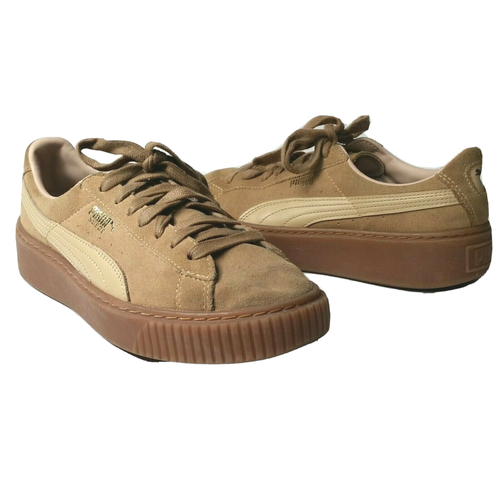 puma trace platform tan