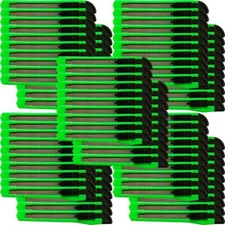 100x Bulk Small Neon Green Utility Knife Box Cutters Snap Off Blade 9MM Blade