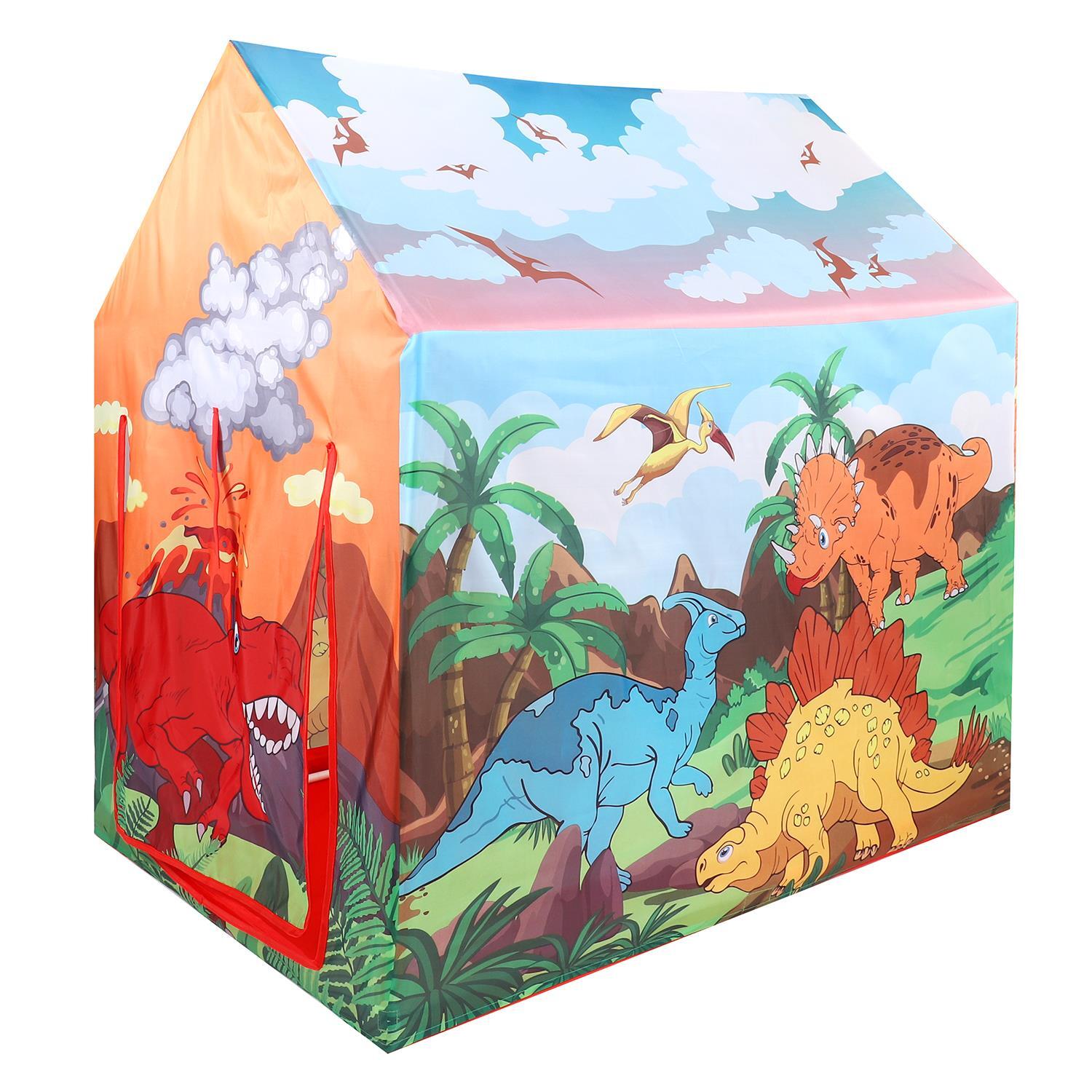 Soka Dinosaur Playhouse for Kids Indoor Outdoor Foldable Play Tent Home