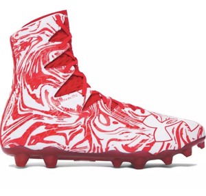 red under armour football cleats