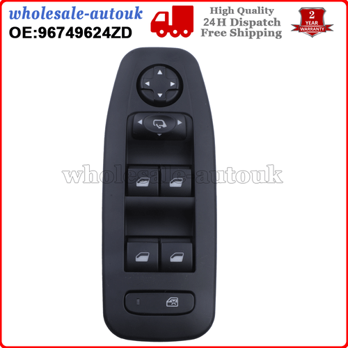 Electric Window Switch For Peugeot 208 2008 13-19 1.6HDI 5 Door 96749624ZD - Picture 7 of 8