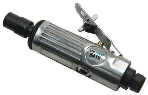 US PRO 15pc MINI 1/4" AIR DIE GRINDER SET 8419 25,000 RPM WITH GRINDING STONES - Image 3 of 4