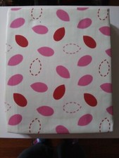 NEW Pink  White Playful Printed Crib Size Toddler Junior Bed 3 Piece Sheet Set