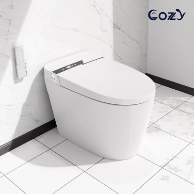 COZY Smart Toilet WH07, Auto Flush, Auto lids, Instant Heat, Dryer, Side Knob