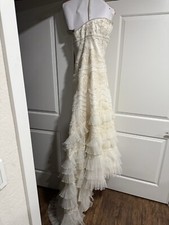 david bridal woman’s  wedding dress size 6 oleg cassini Italy originally 2k