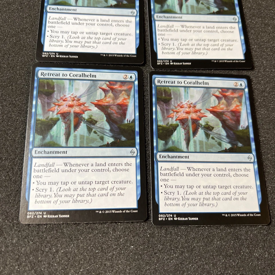 Retreat to Coralhelm Magic The Gathering Mtg Battle for Zendikar Card 4 - Image 3 of 4
